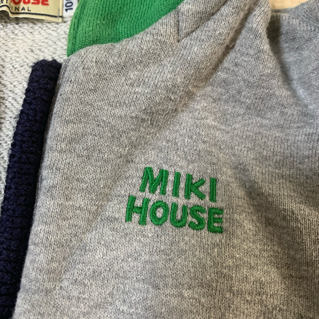 mikihouse(ミキハウス)のミキハウス　パーカー 100cm キッズ/ベビー/マタニティのキッズ服男の子用(90cm~)(ジャケット/上着)の商品写真