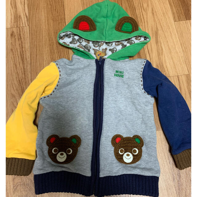 mikihouse(ミキハウス)のミキハウス　パーカー 100cm キッズ/ベビー/マタニティのキッズ服男の子用(90cm~)(ジャケット/上着)の商品写真