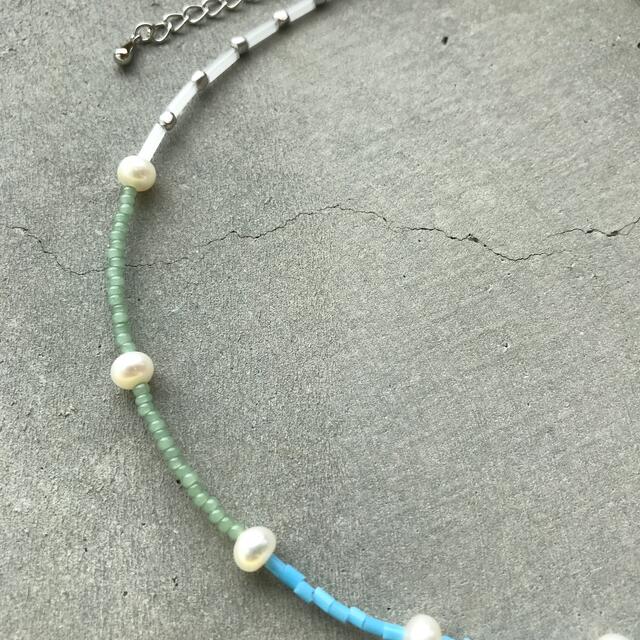 Plage(プラージュ)のhandmade necklace 078 ハンドメイドのアクセサリー(ネックレス)の商品写真