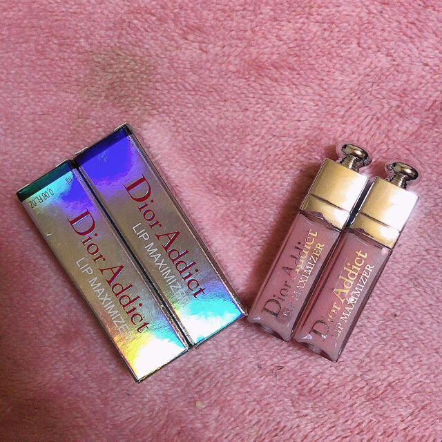 Dior(ディオール)のディオール　2本セット　クリスチャンディオール　マキシマイザー　ミニ　新品🎁 コスメ/美容のベースメイク/化粧品(リップグロス)の商品写真