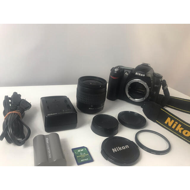 刺繍サービス バッティング手袋 Nikon D50 デジタル一眼レフカメラ