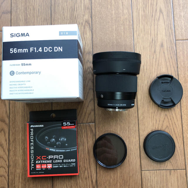 SIGMA(シグマ)のブロンプトン様専用　sigma 56mm f1.4 マイクロフォーサーズ スマホ/家電/カメラのカメラ(レンズ(単焦点))の商品写真