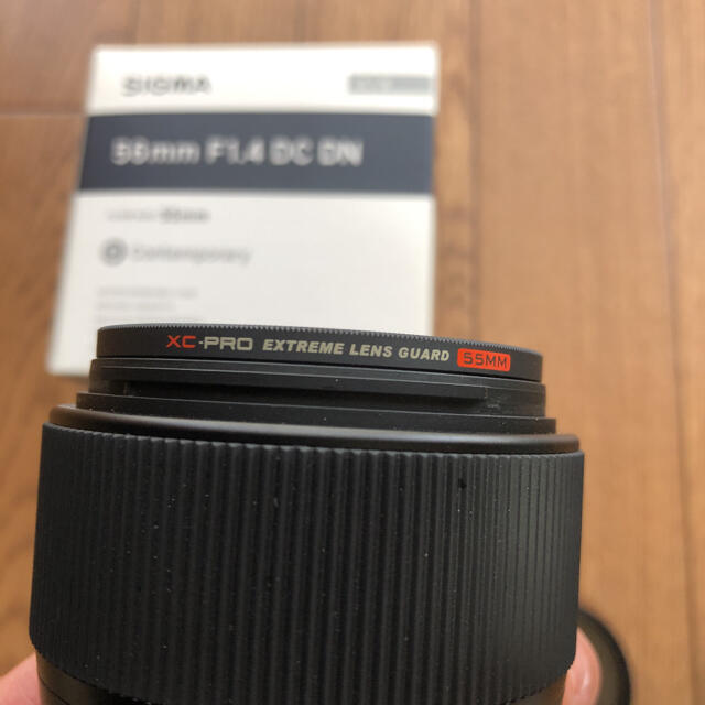 SIGMA(シグマ)のブロンプトン様専用　sigma 56mm f1.4 マイクロフォーサーズ スマホ/家電/カメラのカメラ(レンズ(単焦点))の商品写真