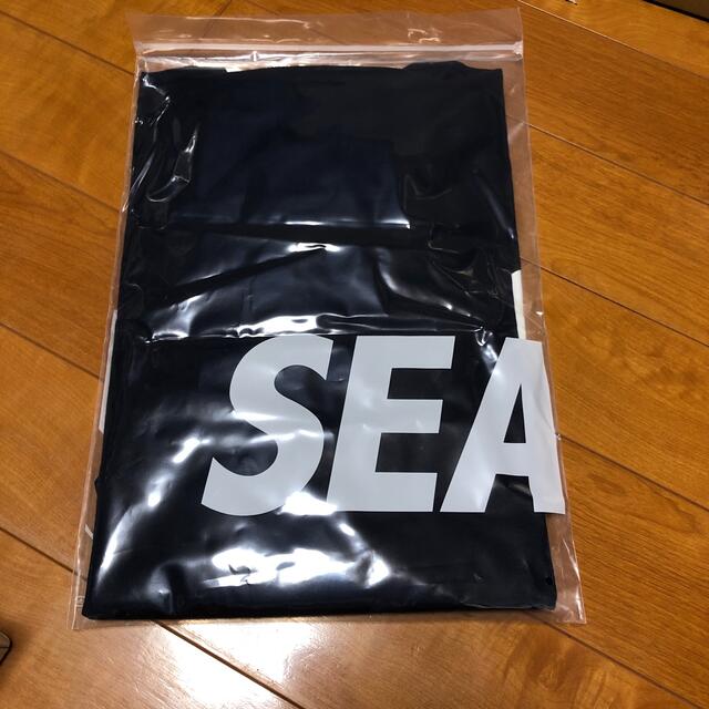 SEA(シー)のwind and sea long L/S t-shirts navy Lサイズ メンズのトップス(Tシャツ/カットソー(七分/長袖))の商品写真