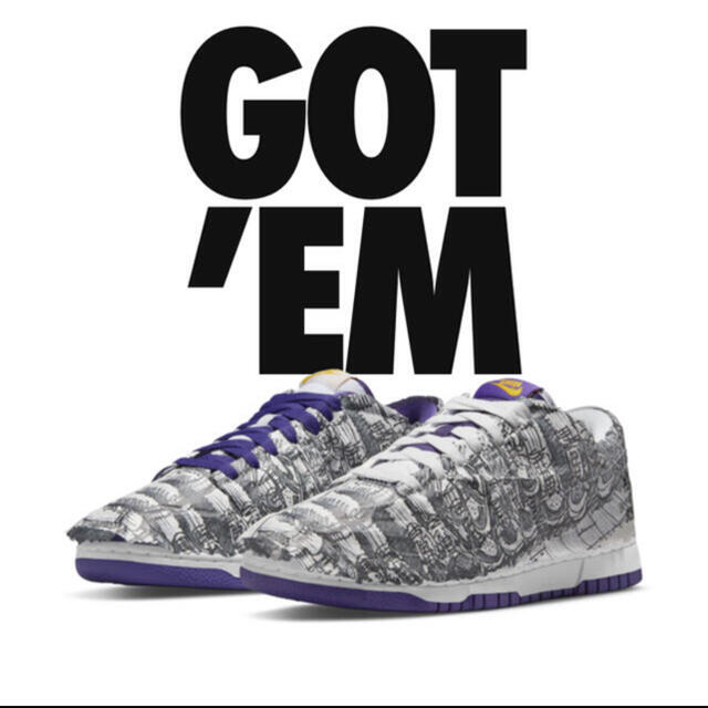 スニーカーNIKE WMNS DUNK LOW "MADE YOU LOOKナイキダンク