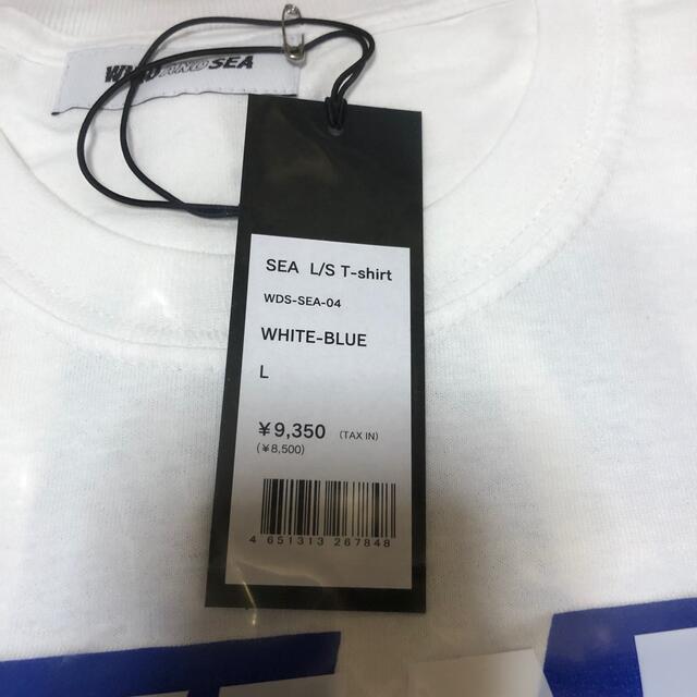 SEA(シー)のwind and sea long L/S t-shirts ホワイト Lサイズ メンズのトップス(Tシャツ/カットソー(七分/長袖))の商品写真
