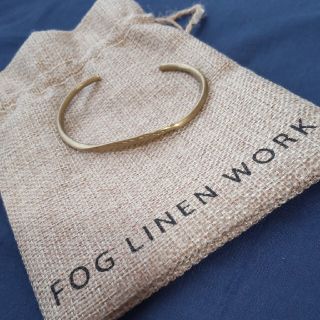 フォグリネンワーク(fog linen work)のフォグリネンワーク　真鍮バングル(ブレスレット/バングル)