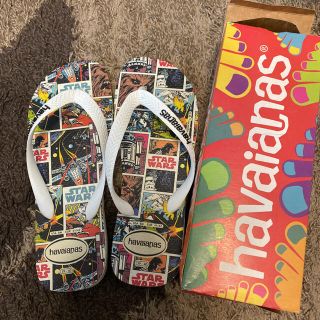 ハワイアナス(havaianas)の【レア】Havaianas × スターウォーズ　ビーチサンダル(ビーチサンダル)