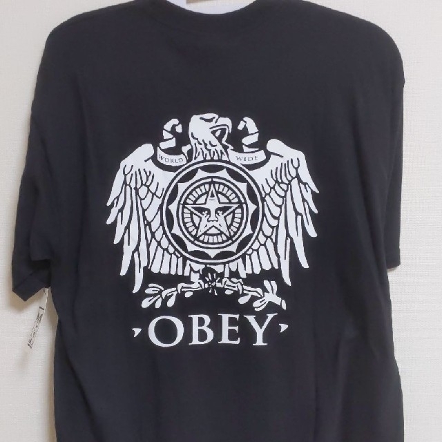 OBEY(オベイ)の(着丈71cm身幅47cm) ＯＢＹ ｔ−シャツ　Ｍサイズ メンズのトップス(Tシャツ/カットソー(半袖/袖なし))の商品写真