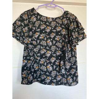 ジーユー(GU)の花柄シャツ(シャツ/ブラウス(半袖/袖なし))