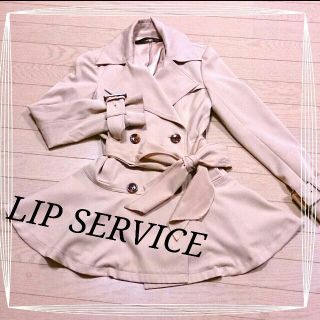 リップサービス(LIP SERVICE)のLIP SERVICE♥ぺプラムトレンチ(トレンチコート)