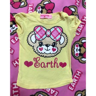 アースマジック(EARTHMAGIC)のチェックリボン🎀マフィーちゃん(Tシャツ/カットソー)