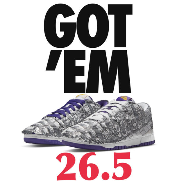 メンズNIKE WMNS Dunk Low Made You Look ダンクロー