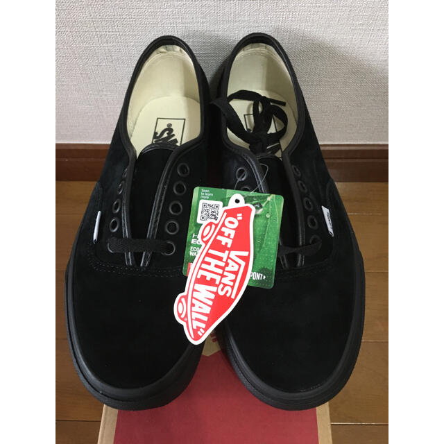 完売品 VANS バンズ オーセンティック PIG SUEDE ブラックスエード