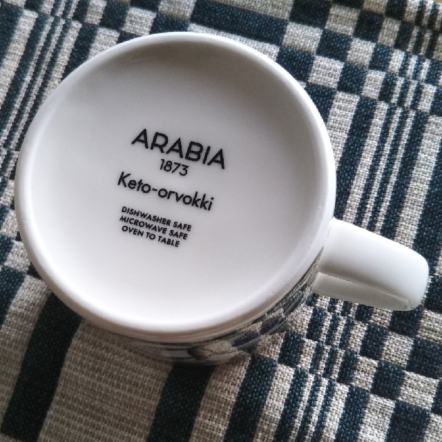 ARABIA(アラビア)の美品　廃盤レア　ARABIA ケトオルヴォッキ カップ　ソーサー　セット インテリア/住まい/日用品のキッチン/食器(グラス/カップ)の商品写真