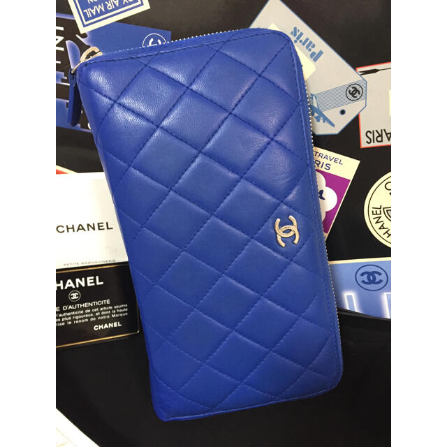 美品❣️CHANEL マトラッセ　オーガナイザー　ラウンドジップ