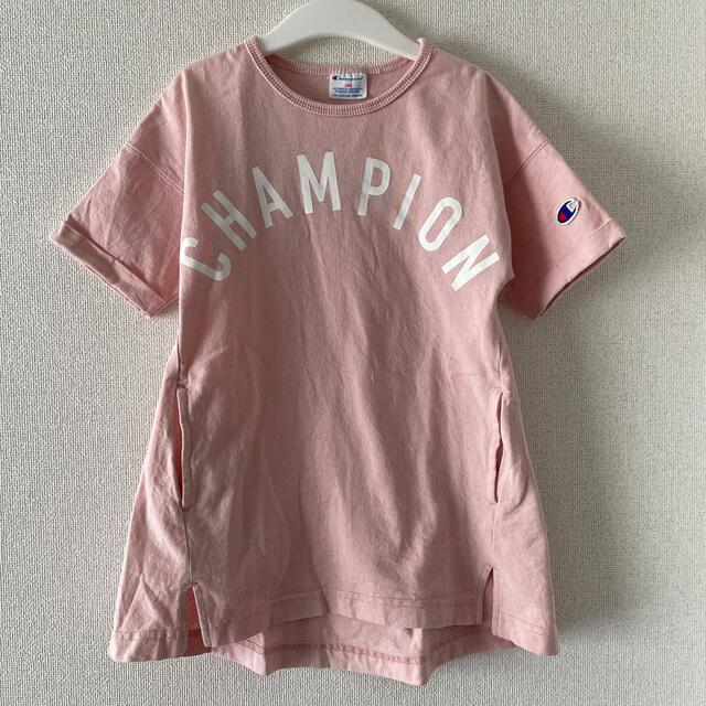 Champion(チャンピオン)のちゅん様専用　チャンピオン　ワンピース　100 キッズ/ベビー/マタニティのキッズ服女の子用(90cm~)(ワンピース)の商品写真