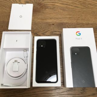 グーグルピクセル(Google Pixel)のGoogle Pixel4  64GB Just Black(スマートフォン本体)