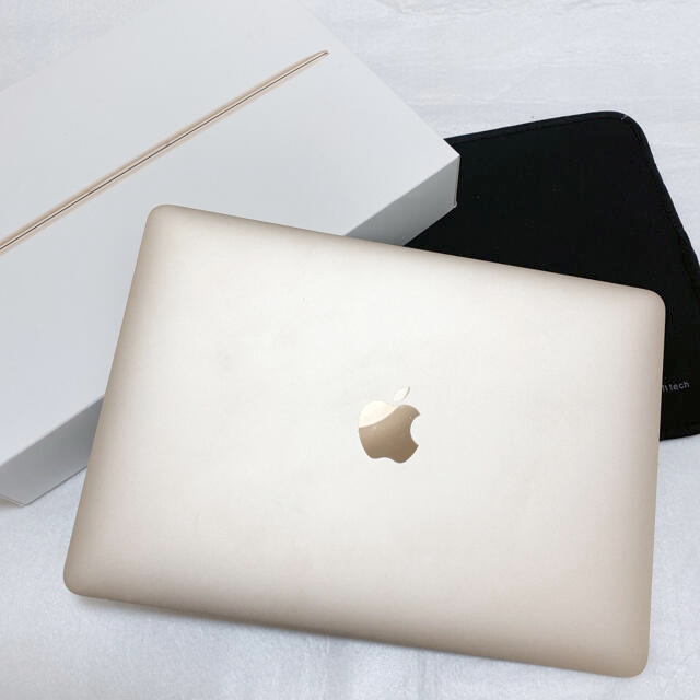 【美品】MacBook 12インチ Retina Gold 　ケース付き