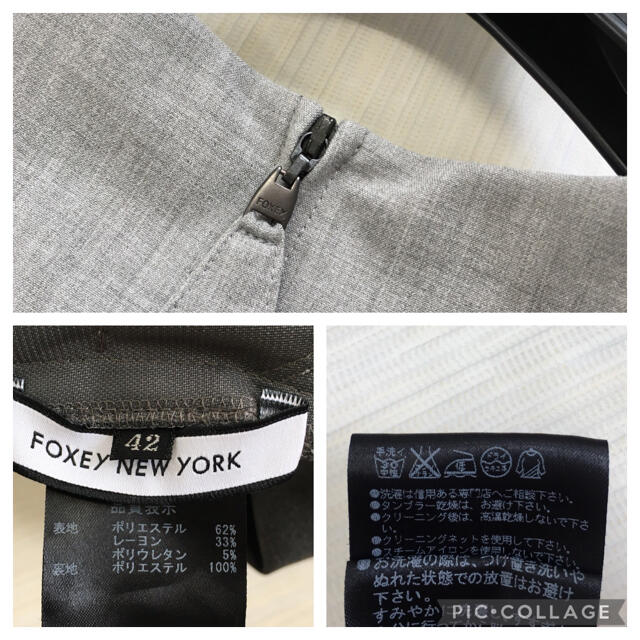 FOXEY FOXEY タキシードストレッチ ワンピースの通販 by mellow｜フォクシーならラクマ - 美品 新タグ フォクシー 高評価新品