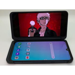 エルジーエレクトロニクス(LG Electronics)の(848) LG V50s ThinQ 256GB ブラック SIMフリー(スマートフォン本体)