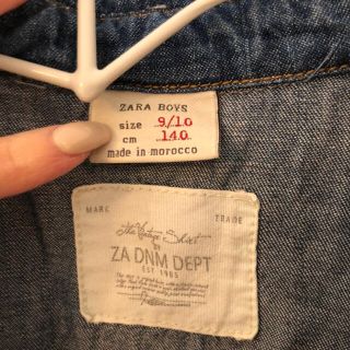 ザラキッズ(ZARA KIDS)のZARA BOYS デニムシャツ 140サイズ(ブラウス)