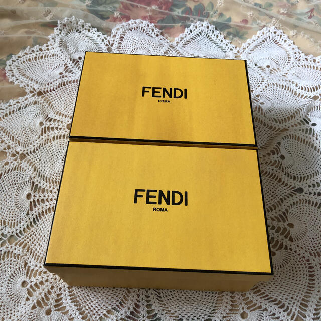 FENDI(フェンディ)のフェンディ   空き箱　ファーチャームの空き箱 インテリア/住まい/日用品のインテリア小物(小物入れ)の商品写真