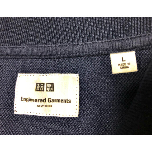 UNIQLO(ユニクロ)のengineered garments UNIQLO カノコプリント　ポロシャツ メンズのトップス(ポロシャツ)の商品写真