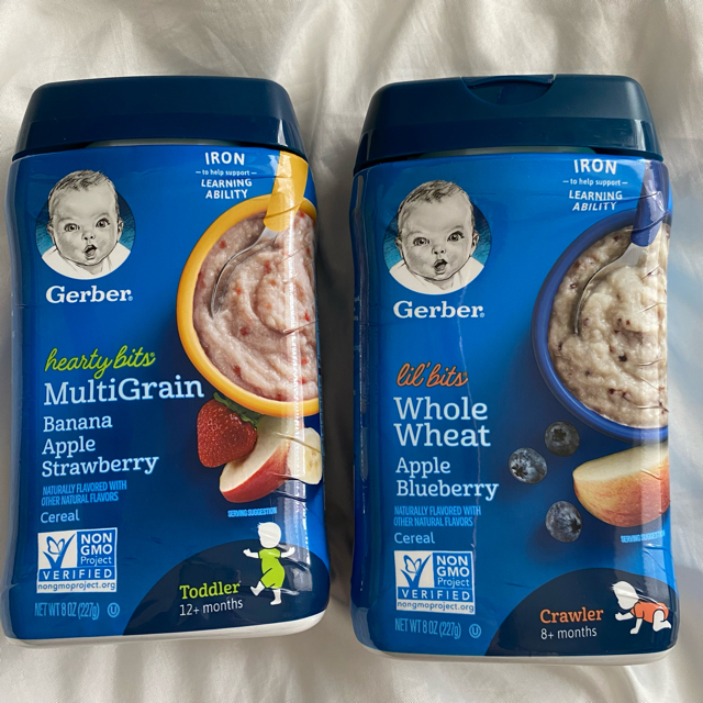 Gerber(ガーバー)のガーバー 離乳食 シリアル2点セット キッズ/ベビー/マタニティの授乳/お食事用品(その他)の商品写真