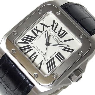 カルティエ(Cartier)のカルティエ Cartier サントス100LM 腕時計 メンズ【中古】(その他)