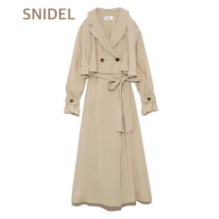 スナイデル(SNIDEL)の【SNIDEL】シアートレンチコート／ベージュ(トレンチコート)