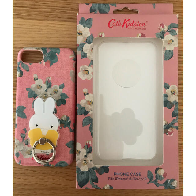 Cath Kidston(キャスキッドソン)のキャスキッドソンiPhone6/6s/7/8ケース　ミッフィースマホリング付き エンタメ/ホビーのエンタメ その他(その他)の商品写真