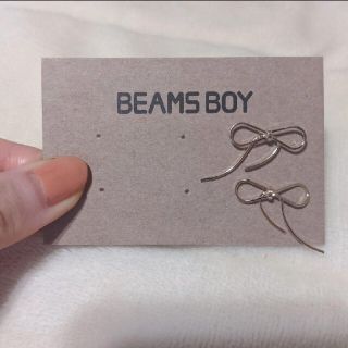 ビームスボーイ(BEAMS BOY)のBEAMSBOY リボンピアス(ピアス)