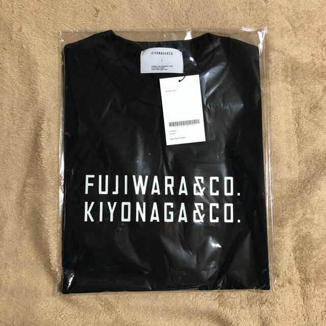 FUJIWARA&CO. FRONT DOUBLE LOGO TEE