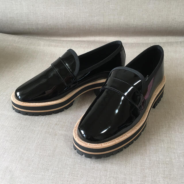 新品 厚底ローファー repetto 35.0 黒