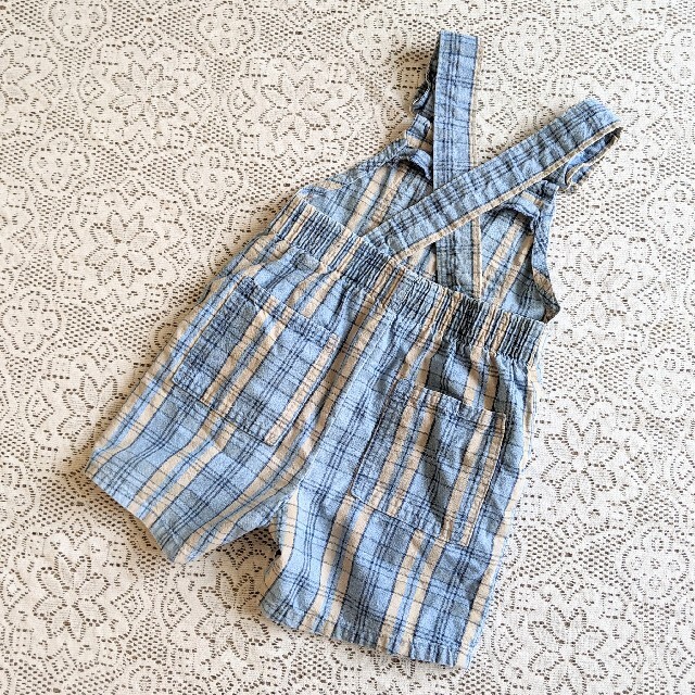 OshKosh(オシュコシュ)のVINTAGE OSHKOSH ショートオーバーオール 2T キッズ/ベビー/マタニティのキッズ服男の子用(90cm~)(その他)の商品写真