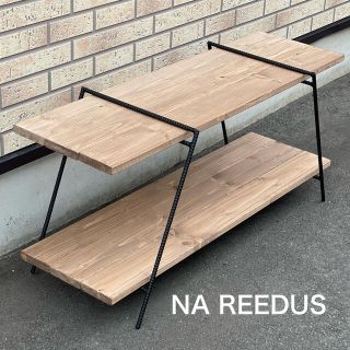 アイアンラック 50cm 鉄脚のみ　アイアンレッグ　na reedus(テーブル/チェア)