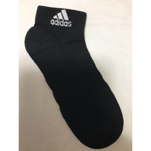 adidas(アディダス)の 計6足 adidas アンクル ソックス 25〜27 黒白各3足 メンズのレッグウェア(ソックス)の商品写真