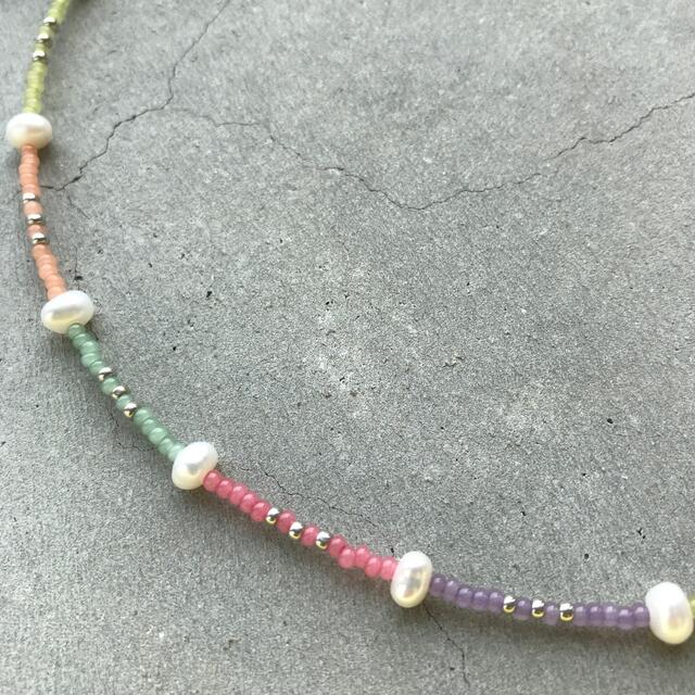 Grimoire(グリモワール)のhandmade necklace 082 ハンドメイドのアクセサリー(ネックレス)の商品写真