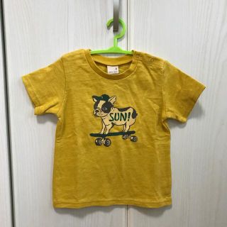 プティマイン(petit main)のpetit main  ブルドック半袖Tシャツ(未使用)(Ｔシャツ)