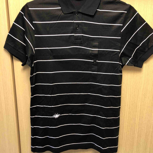 国内正規 Dior Homme ディオールオム ボーダー BEE 蜂 ポロシャツ
