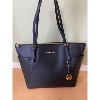 マイケルコース(Michael Kors)の【期間限定！大幅お値引き！】MICHAEL KORS トートバッグ 黒 レザー(トートバッグ)