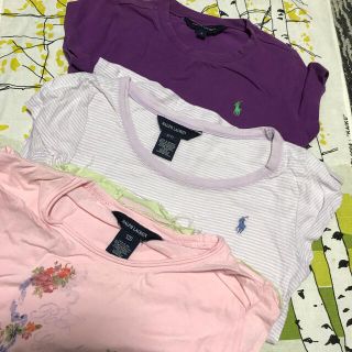 ラルフローレン(Ralph Lauren)のRalph Lauren 半袖Tシャツ 3枚セット 120 7歳☆ラルフ 女の子(Tシャツ/カットソー)