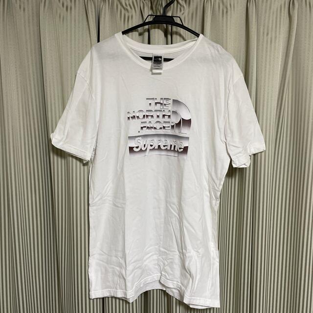 Supreme(シュプリーム)のシュプリーム＆ノースフェイスコラボ Tシャツ　美品　サイズL メンズのトップス(Tシャツ/カットソー(半袖/袖なし))の商品写真