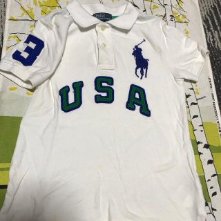 ラルフローレン(Ralph Lauren)のRalph Lauren ポロシャツ 120 6歳☆ラルフ 男の子 ホワイト(Tシャツ/カットソー)