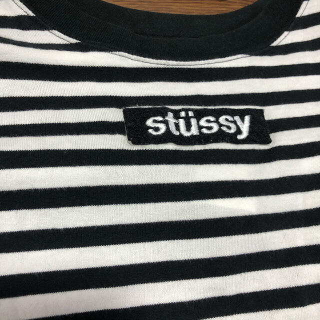 【stussy】vintage 00' ボーダー　ロンT 　ステューシー 4