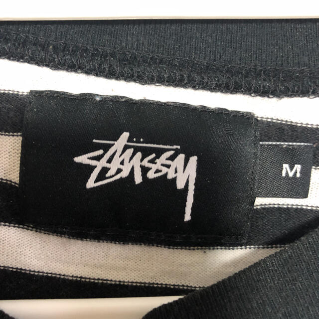 【stussy】vintage 00' ボーダー　ロンT 　ステューシー 5