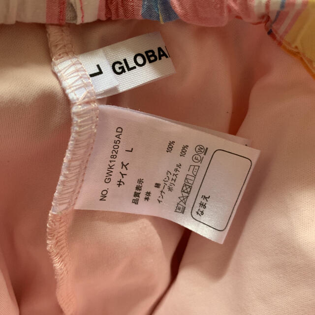 GLOBAL WORK(グローバルワーク)のGLOBAL WORKインナー付きスカート Ｌ キッズ/ベビー/マタニティのキッズ服女の子用(90cm~)(スカート)の商品写真