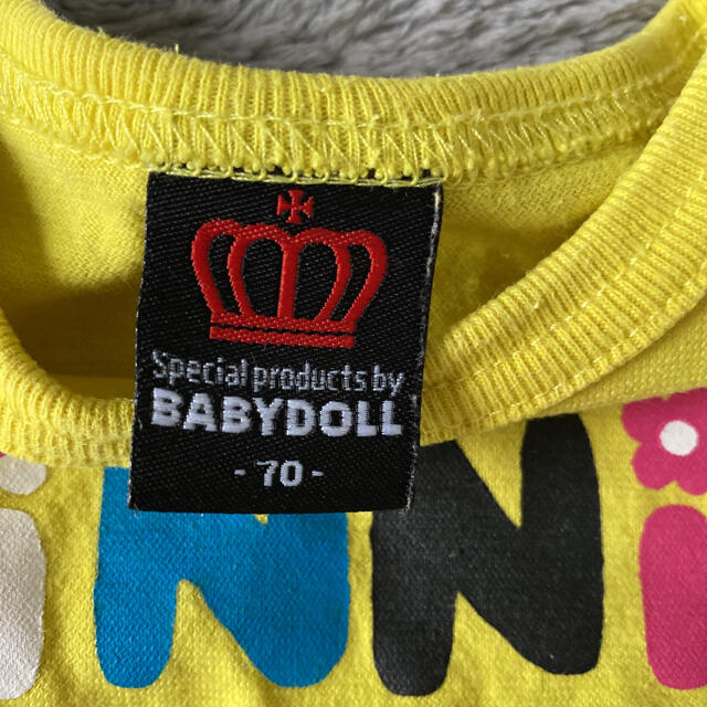 BABYDOLL(ベビードール)のTシャツ　BABY DOLL キッズ/ベビー/マタニティのベビー服(~85cm)(ロンパース)の商品写真