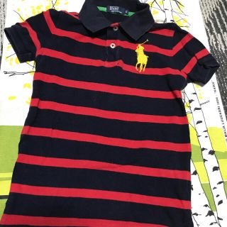 ラルフローレン(Ralph Lauren)のRalph Lauren 半袖ポロシャツ ボーダー柄 120 6歳☆ラルフ (Tシャツ/カットソー)